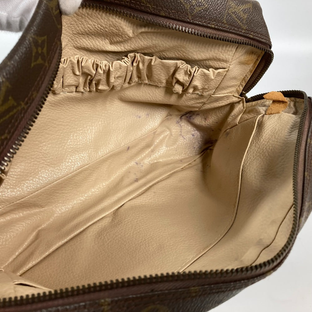 LOUIS VUITTON M47522 モノグラム トゥルーストワレット28 メイクポーチ 化粧ポーチ 化粧ポーチ モノグラムキャンバス レディース ブラウン