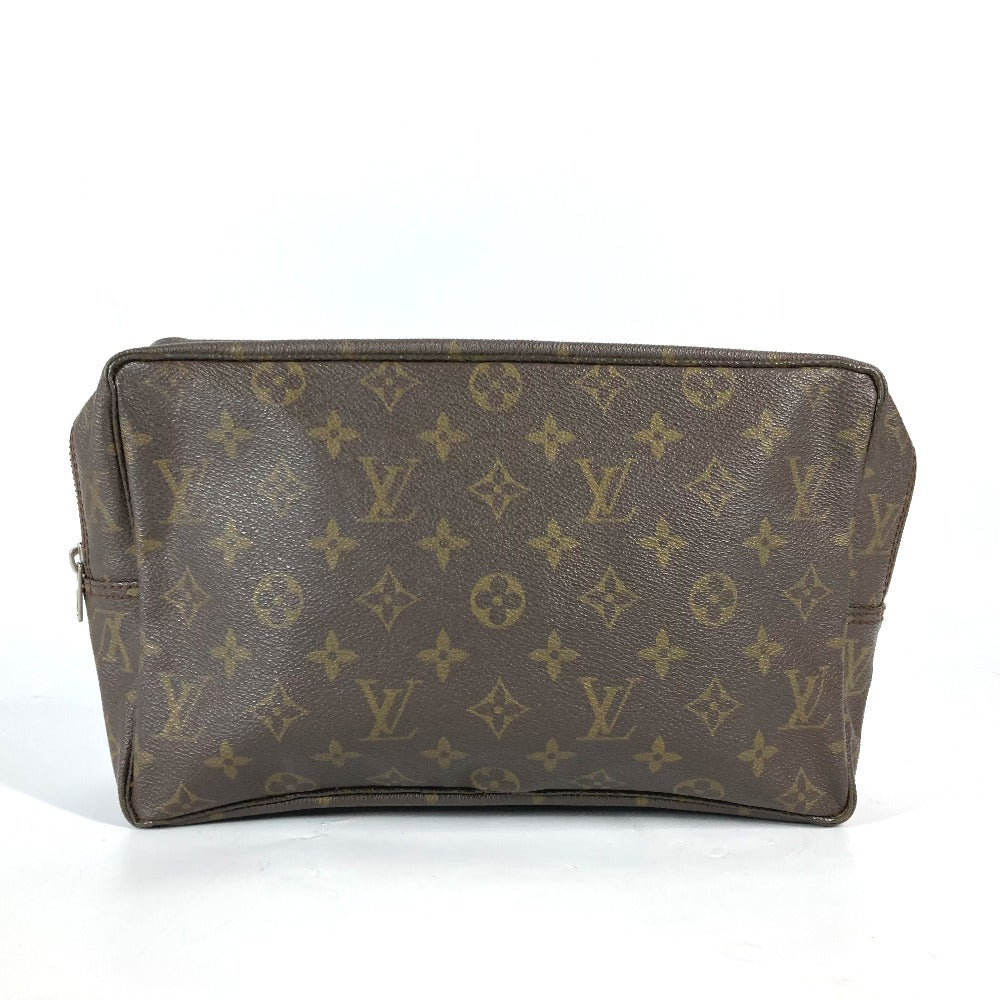 LOUIS VUITTON M47522 モノグラム トゥルーストワレット28 メイクポーチ 化粧ポーチ 化粧ポーチ モノグラムキャンバス レディース ブラウン