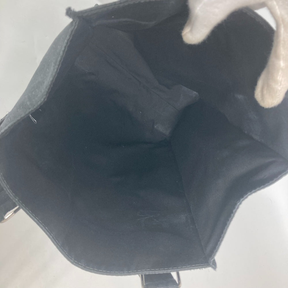 Dior 縦型 総ロゴ カバン ショルダーバッグ カバン トートバッグ レザー/キャンバス レディース ブラック