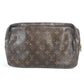 LOUIS VUITTON M47522 モノグラム トゥルーストワレット28 メイクポーチ 化粧ポーチ 化粧ポーチ モノグラムキャンバス レディース ブラウン