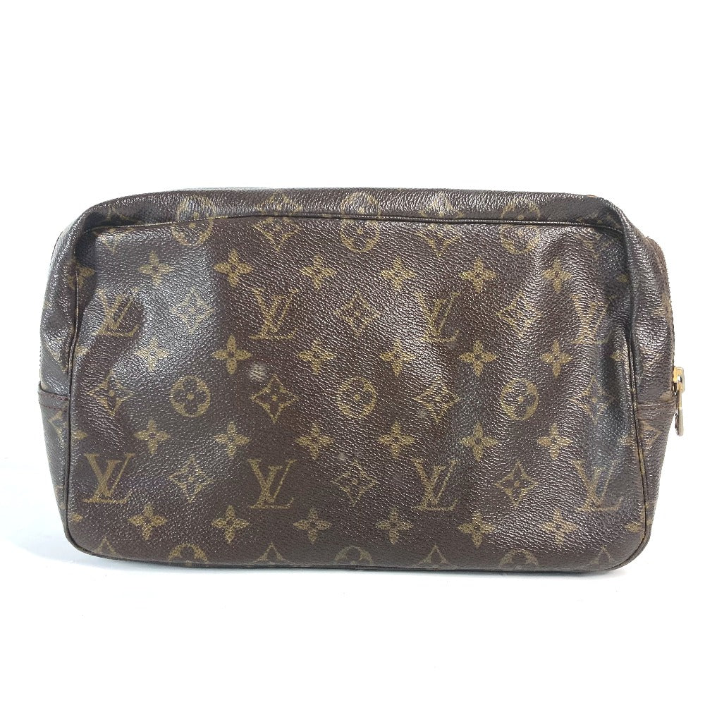 LOUIS VUITTON M47522 モノグラム トゥルーストワレット28 メイクポーチ 化粧ポーチ 化粧ポーチ モノグラムキャンバス レディース ブラウン