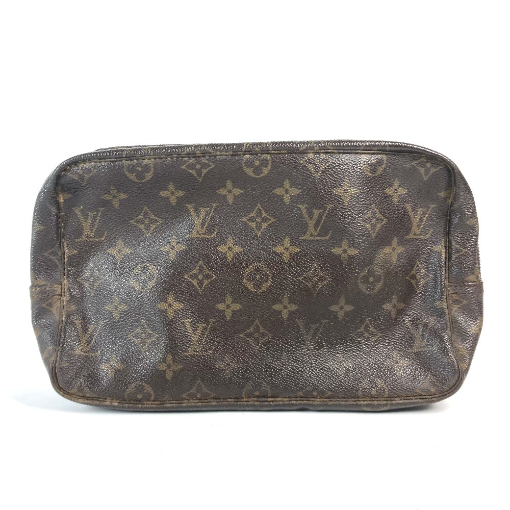LOUIS VUITTON M47522 モノグラム トゥルーストワレット28 メイクポーチ 化粧ポーチ 化粧ポーチ モノグラムキャンバス レディース ブラウン