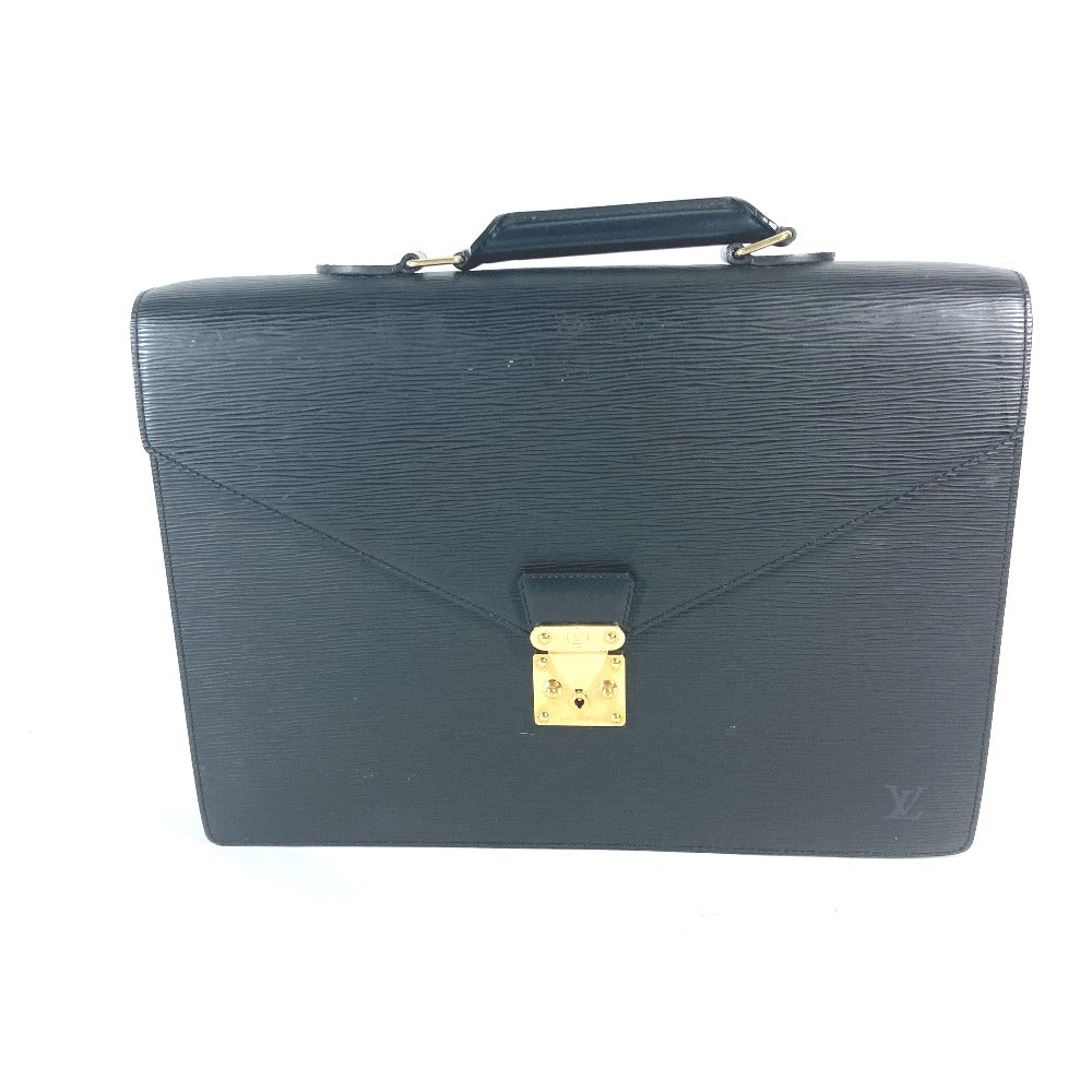 LOUIS VUITTON M54412 エピ セルヴィエット アンバサダー 書類カバン ハンドバッグ カバン ビジネスバッグ エピレザー メンズ ノワール ブラック
