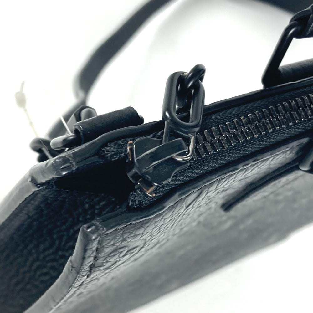 LOUIS VUITTON M55924 モノグラムトリヨン サックプラ カバン 2WAYバッグ トートバッグ 縦型 斜め掛け ショルダーバッグ トリヨンレザー メンズ ノワール ブラック
