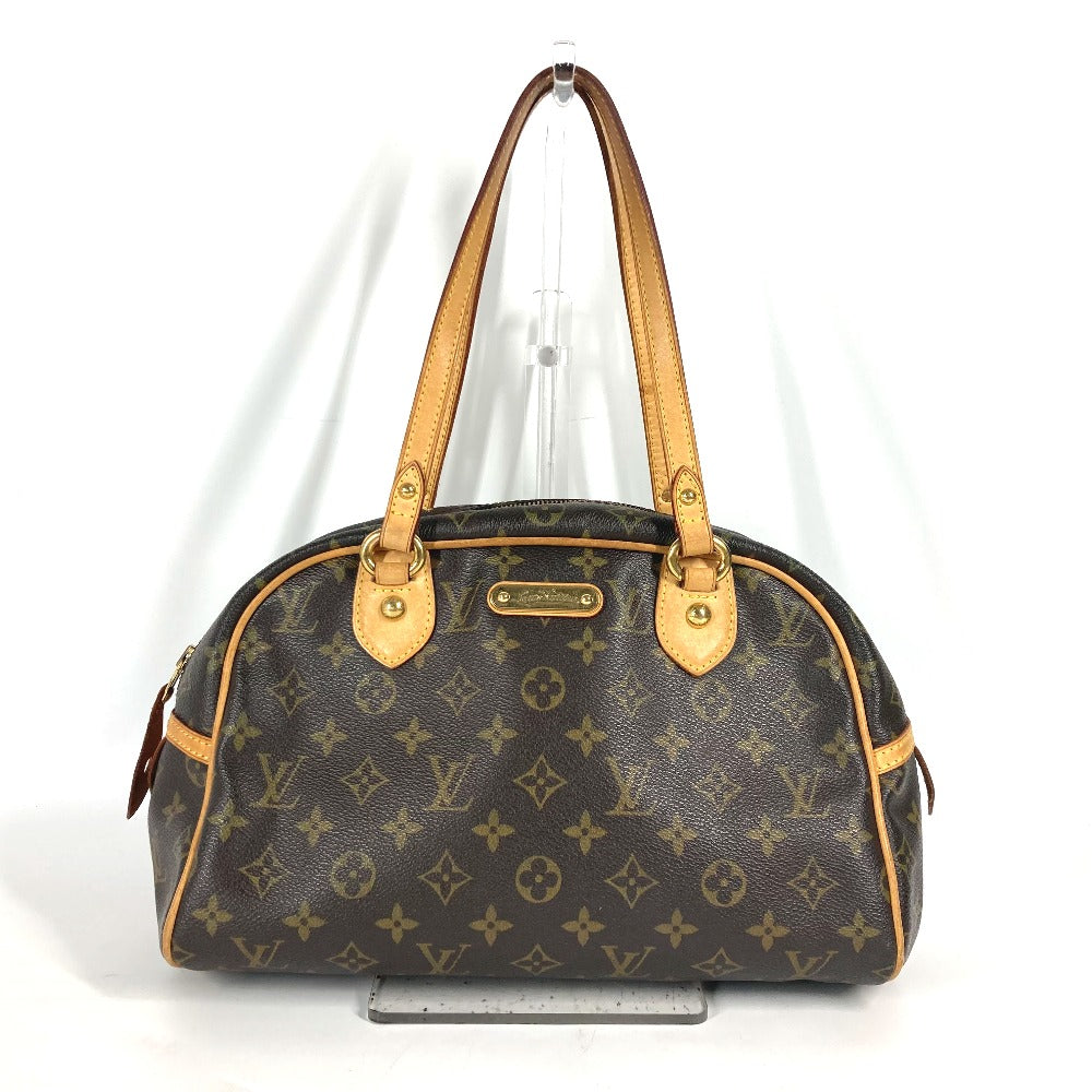 LOUIS VUITTON M95565 モノグラム モントルグイユ PM カバン 肩掛け ボストンバック ショルダーバッグ モノグラムキャンバス レディース ブラウン