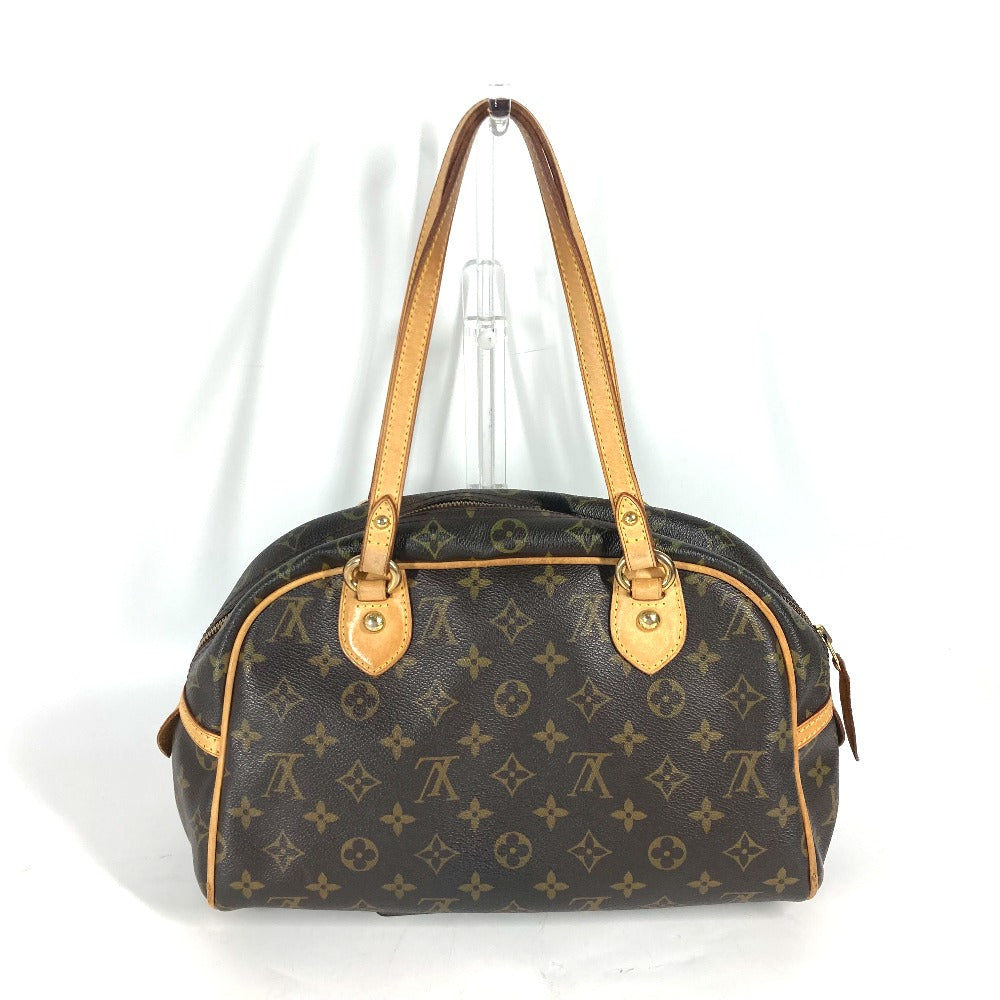 LOUIS VUITTON M95565 モノグラム モントルグイユ PM カバン 肩掛け ボストンバック ショルダーバッグ モノグラムキャンバス レディース ブラウン