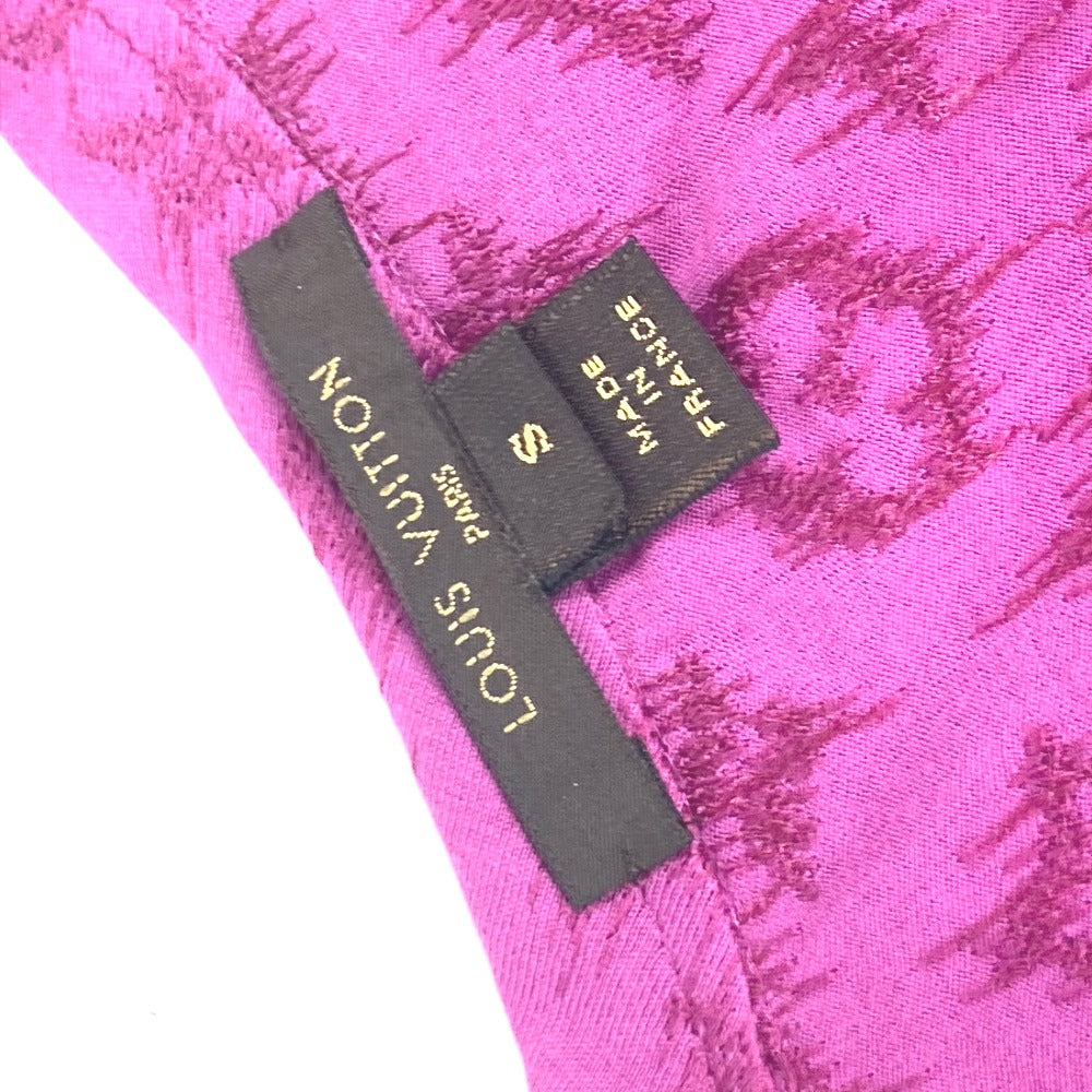 LOUIS VUITTON モノグラム フリル トップス アパレル カットソー 半袖 リボン 半袖Ｔシャツ コットン レディース ブルー