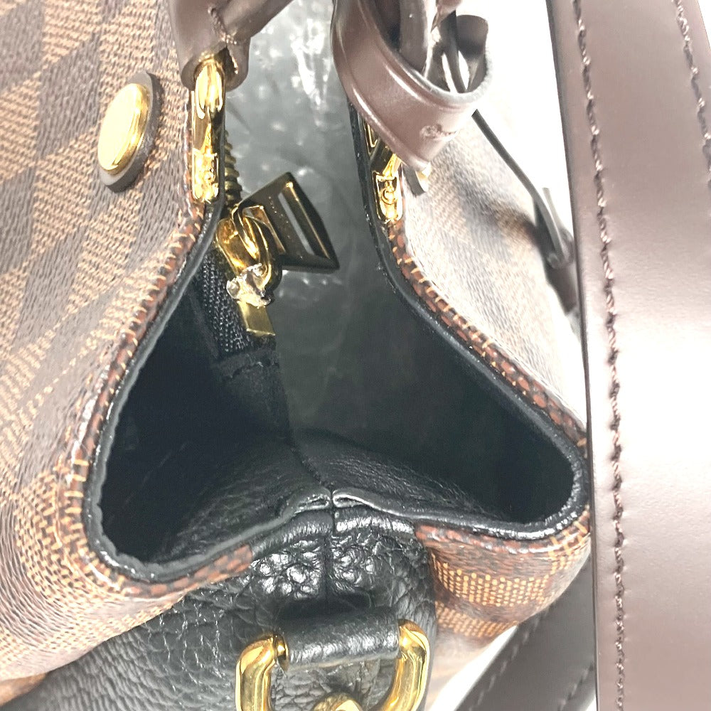 LOUIS VUITTON N41673 ダミエ ブリタニー カバン ハンドバッグ 2WAYバッグ ショルダーバッグ 斜め掛け トートバッグ ダミエキャンバス レディース エベヌ ブラウン
