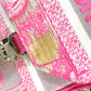 Dior トワルドゥジュイ 刺繍 ロゴ 斜め掛け カバン ショルダーバッグ キャンバス レディース ピンク - brandshop-reference