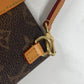 LOUIS VUITTON M11629 モノグラムダスト エンベロップ・ポーチ 斜め掛け カバン ポシェット ショルダーバッグ キャンバス メンズ ブラウン