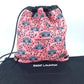 SAINT LAURENT PARIS 553919 ラジカセ柄 テディ teddy ナップサック バックパック カバン リュックサック レザー/キャンバス ユニセックス ピンク - brandshop-reference