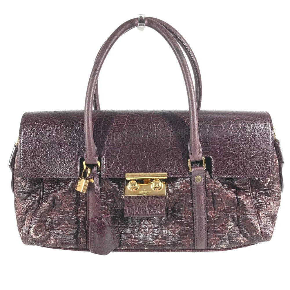 LOUIS VUITTON M93474 モノグラム ヴォリュプテ ボテ カバン トートバッグ フラップ ハンドバッグ コーティングキャンバス レディース パープル