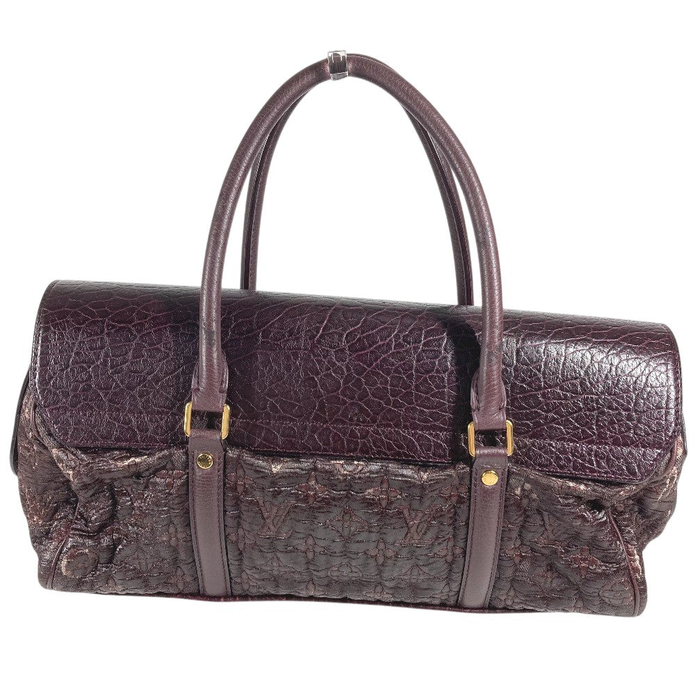 LOUIS VUITTON M93474 モノグラム ヴォリュプテ ボテ カバン トートバッグ フラップ ハンドバッグ コーティングキャンバス レディース パープル