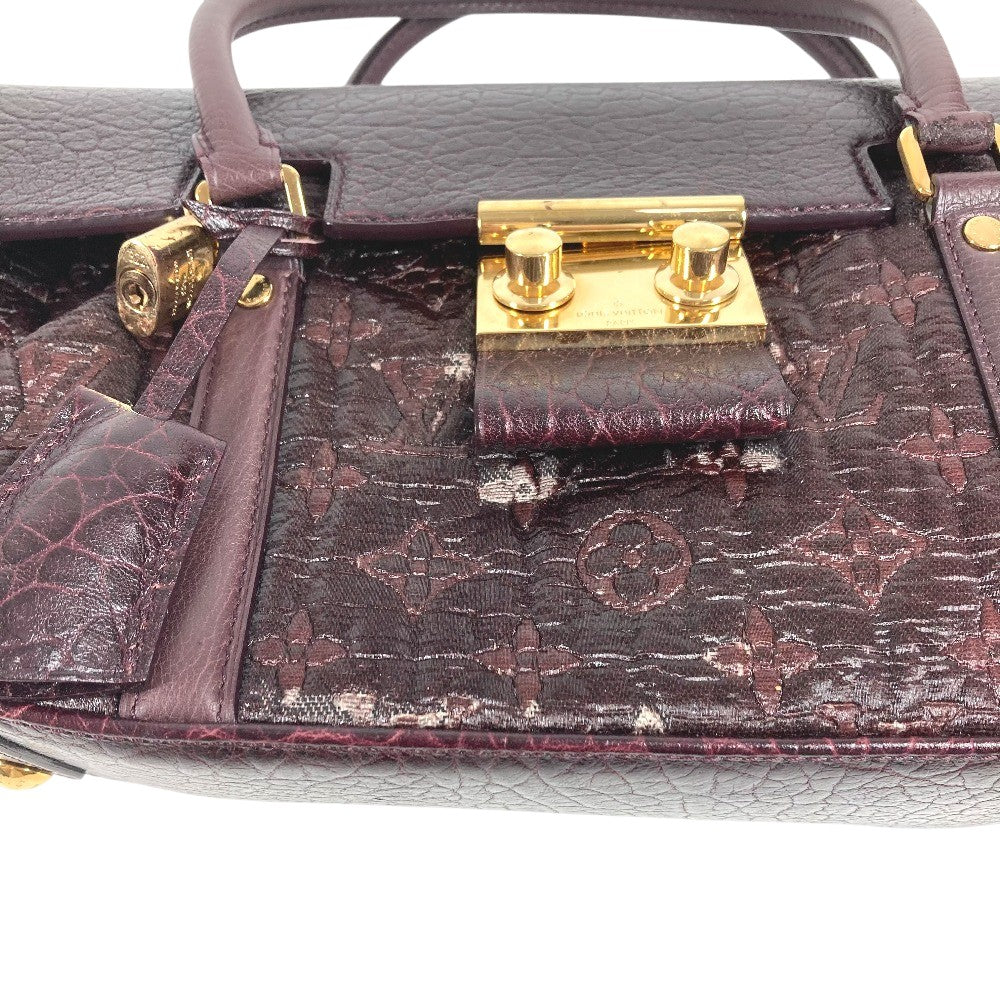 LOUIS VUITTON M93474 モノグラム ヴォリュプテ ボテ カバン トートバッグ フラップ ハンドバッグ コーティングキャンバス レディース パープル