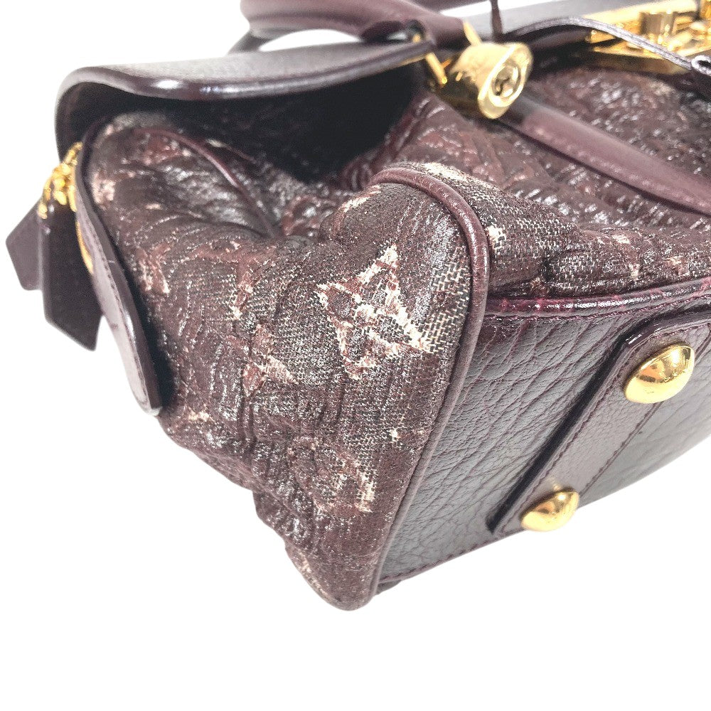 LOUIS VUITTON M93474 モノグラム ヴォリュプテ ボテ カバン トートバッグ フラップ ハンドバッグ コーティングキャンバス レディース パープル