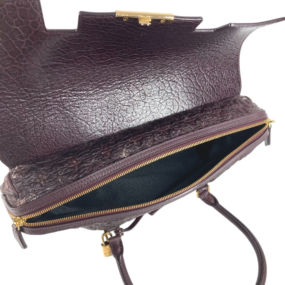 LOUIS VUITTON M93474 モノグラム ヴォリュプテ ボテ カバン トートバッグ フラップ ハンドバッグ コーティングキャンバス レディース パープル