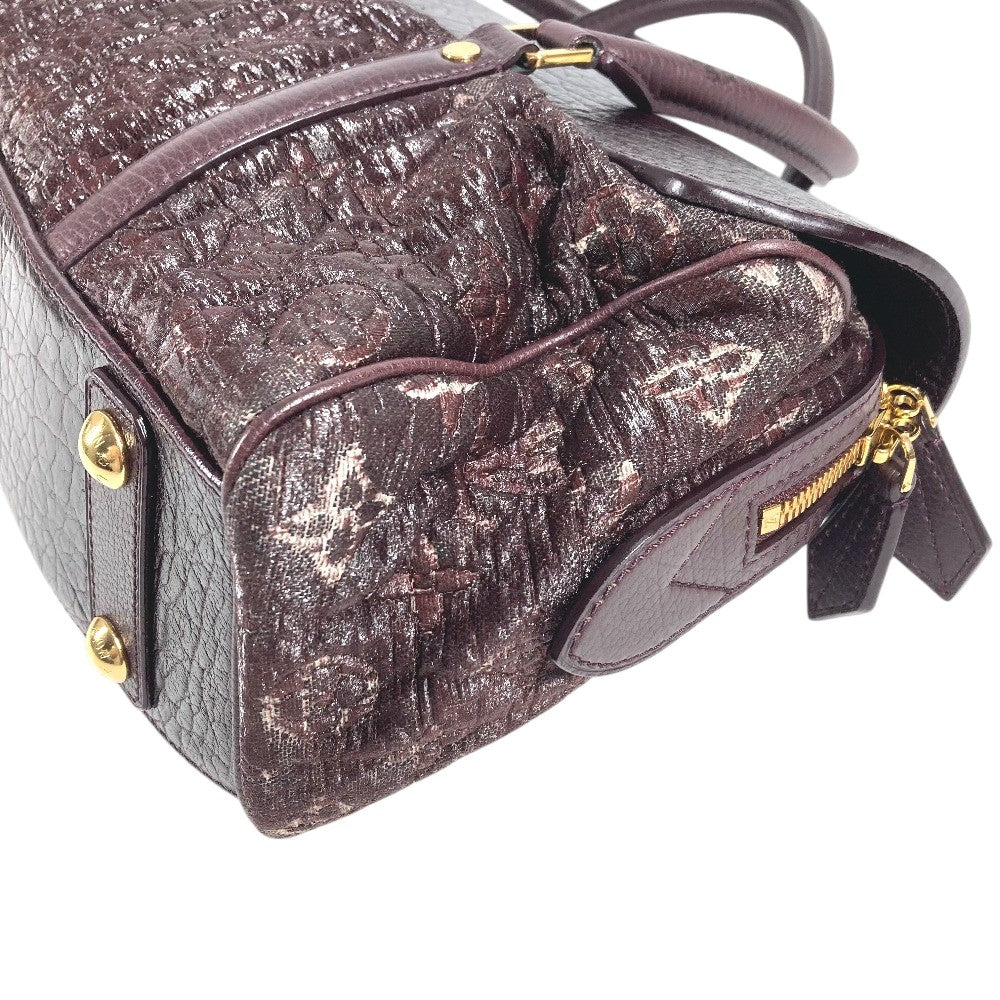 LOUIS VUITTON M93474 モノグラム ヴォリュプテ ボテ カバン トートバッグ フラップ ハンドバッグ コーティングキャンバス レディース パープル