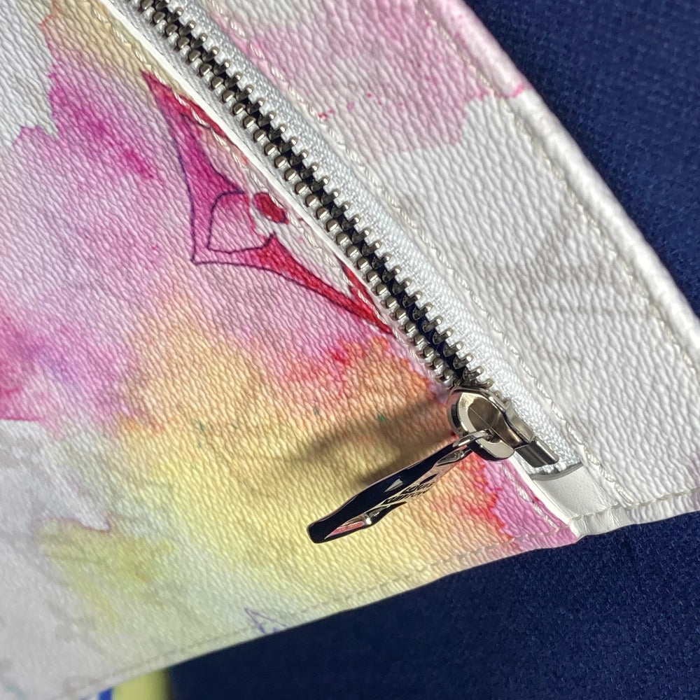 LOUIS VUITTON M45754 ウォーターカラーモノグラム ウィークエンド トートGM 2WAYバッグ ショルダーバッグ 斜め掛け トートバッグ レザー ユニセックス ホワイト