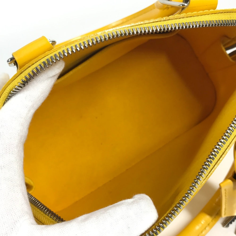 LOUIS VUITTON M40866 Epi Alma BB 2-Way Bag, Shoulder Bag, Crossbody Bag, Handbag, Epi Leather, Women's, Citron Yellow
