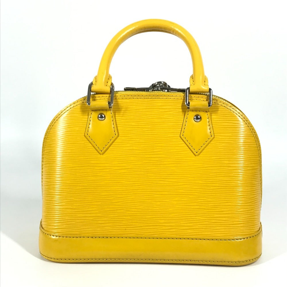 LOUIS VUITTON M40866 Epi Alma BB 2-Way Bag, Shoulder Bag, Crossbody Bag, Handbag, Epi Leather, Women's, Citron Yellow