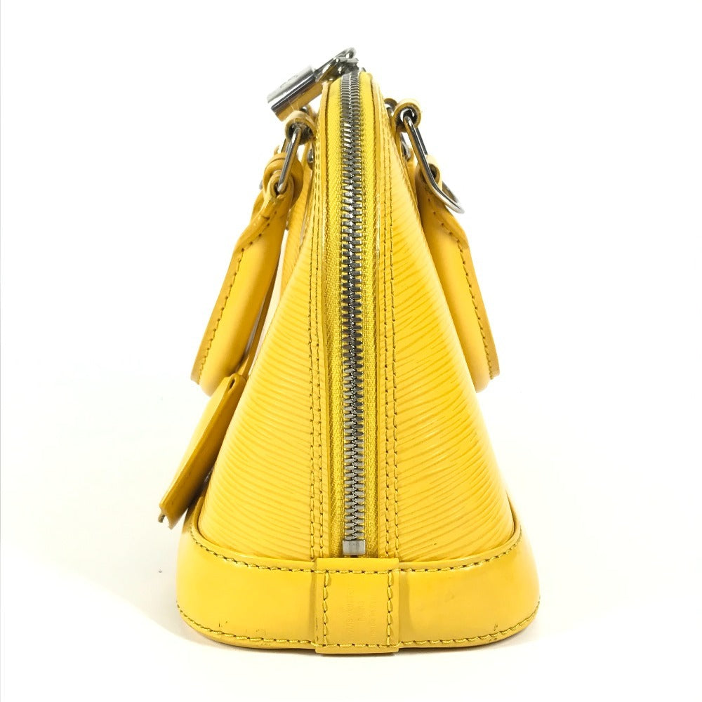 LOUIS VUITTON M40866 Epi Alma BB 2-Way Bag, Shoulder Bag, Crossbody Bag, Handbag, Epi Leather, Women's, Citron Yellow