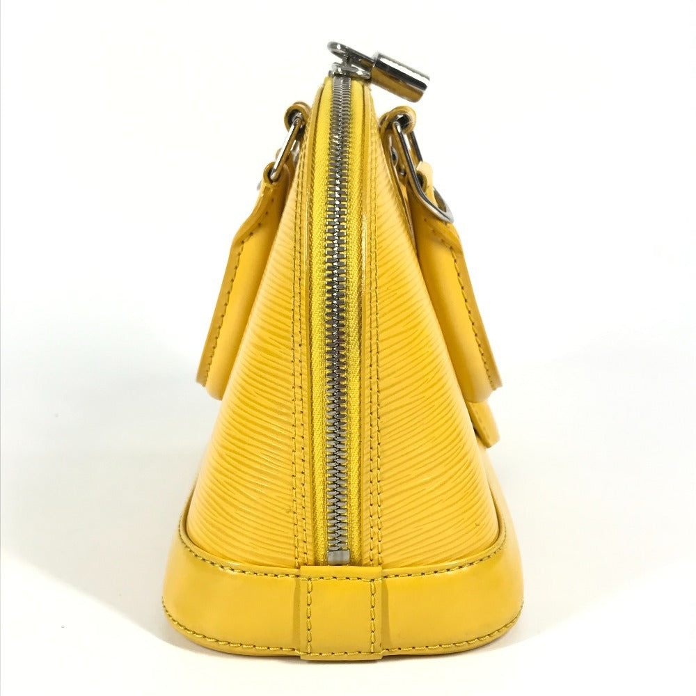 LOUIS VUITTON M40866 Epi Alma BB 2-Way Bag, Shoulder Bag, Crossbody Bag, Handbag, Epi Leather, Women's, Citron Yellow
