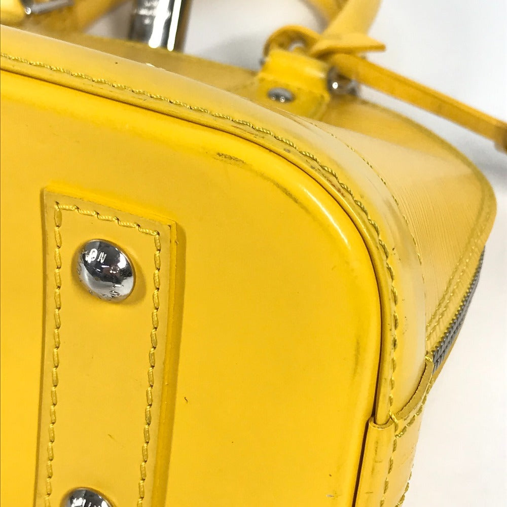 LOUIS VUITTON M40866 Epi Alma BB 2-Way Bag, Shoulder Bag, Crossbody Bag, Handbag, Epi Leather, Women's, Citron Yellow