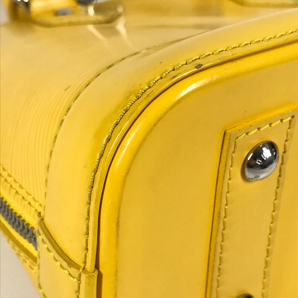 LOUIS VUITTON M40866 Epi Alma BB 2-Way Bag, Shoulder Bag, Crossbody Bag, Handbag, Epi Leather, Women's, Citron Yellow