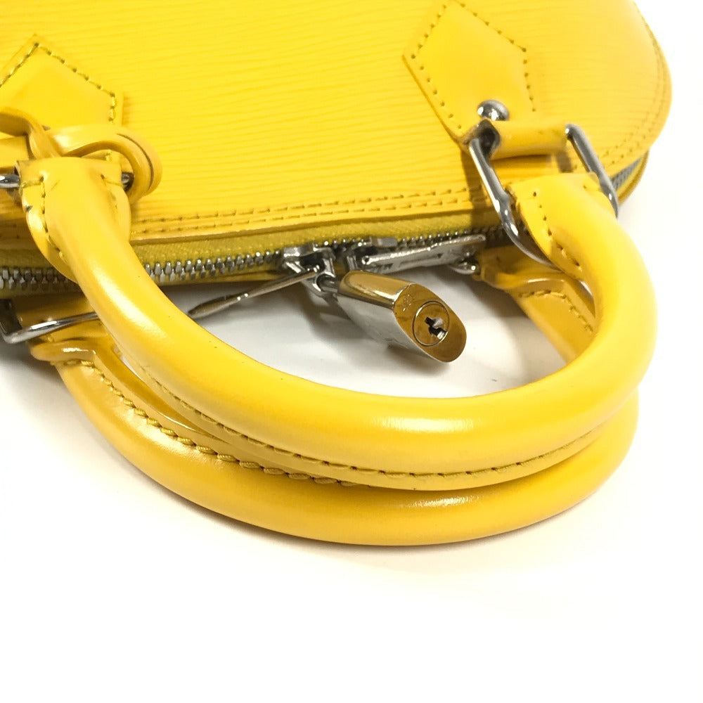 LOUIS VUITTON M40866 Epi Alma BB 2-Way Bag, Shoulder Bag, Crossbody Bag, Handbag, Epi Leather, Women's, Citron Yellow