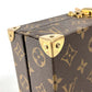 LOUIS VUITTON Monogram Coffret Domino Set, dominoes, interior decoration, game, toy, accessories, kids, Monogram Canvas, Brown
