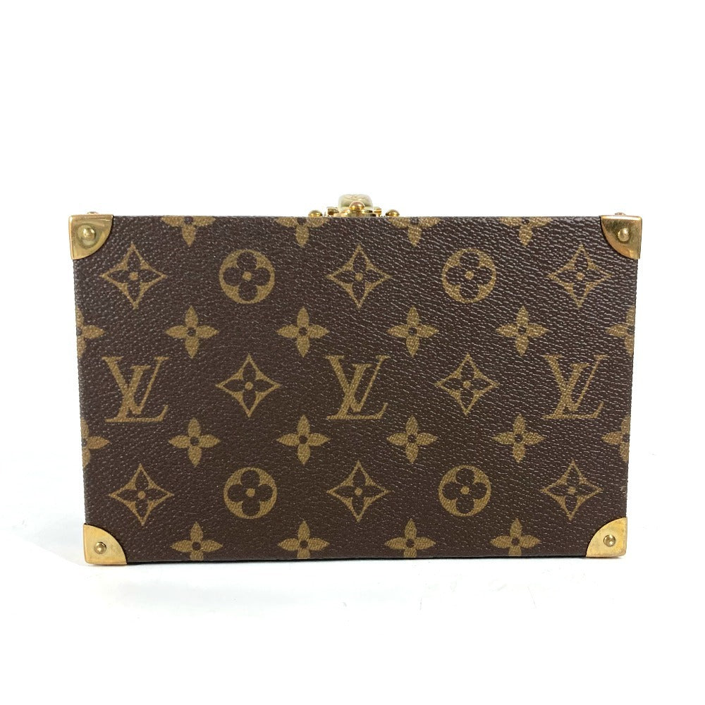LOUIS VUITTON Monogram Coffret Domino Set, dominoes, interior decoration, game, toy, accessories, kids, Monogram Canvas, Brown