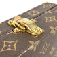 LOUIS VUITTON Monogram Coffret Domino Set, dominoes, interior decoration, game, toy, accessories, kids, Monogram Canvas, Brown