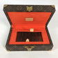 LOUIS VUITTON Monogram Coffret Domino Set, dominoes, interior decoration, game, toy, accessories, kids, Monogram Canvas, Brown