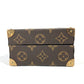 LOUIS VUITTON Monogram Coffret Domino Set, dominoes, interior decoration, game, toy, accessories, kids, Monogram Canvas, Brown
