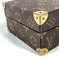 LOUIS VUITTON Monogram Coffret Domino Set, dominoes, interior decoration, game, toy, accessories, kids, Monogram Canvas, Brown