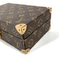 LOUIS VUITTON Monogram Coffret Domino Set, dominoes, interior decoration, game, toy, accessories, kids, Monogram Canvas, Brown