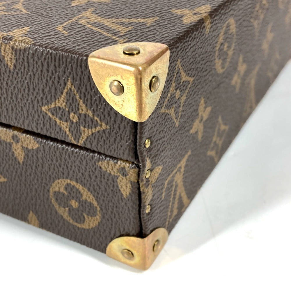 LOUIS VUITTON Monogram Coffret Domino Set, dominoes, interior decoration, game, toy, accessories, kids, Monogram Canvas, Brown