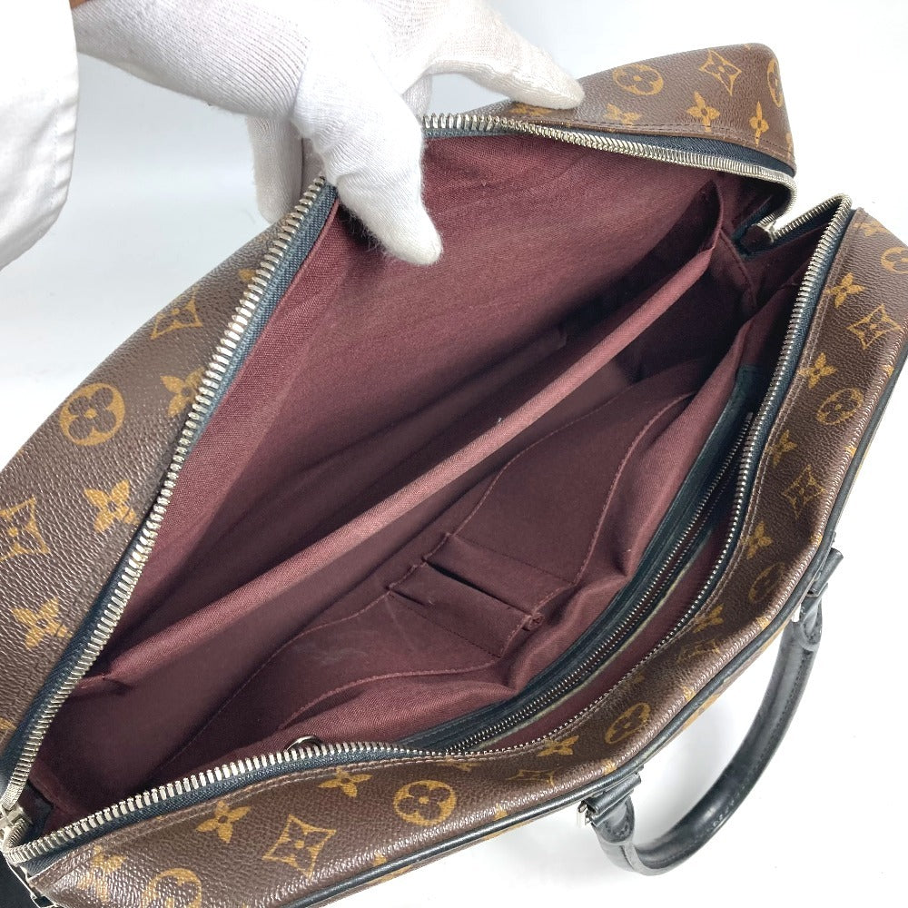 LOUIS VUITTON M40224 モノグラムマカサー ポルトドキュマンヴォワヤージュGM PDV 2WAYバッグ ショルダーバッグ カバン ビジネスバッグ モノグラムマカサーキャンバス メンズ ブラウン