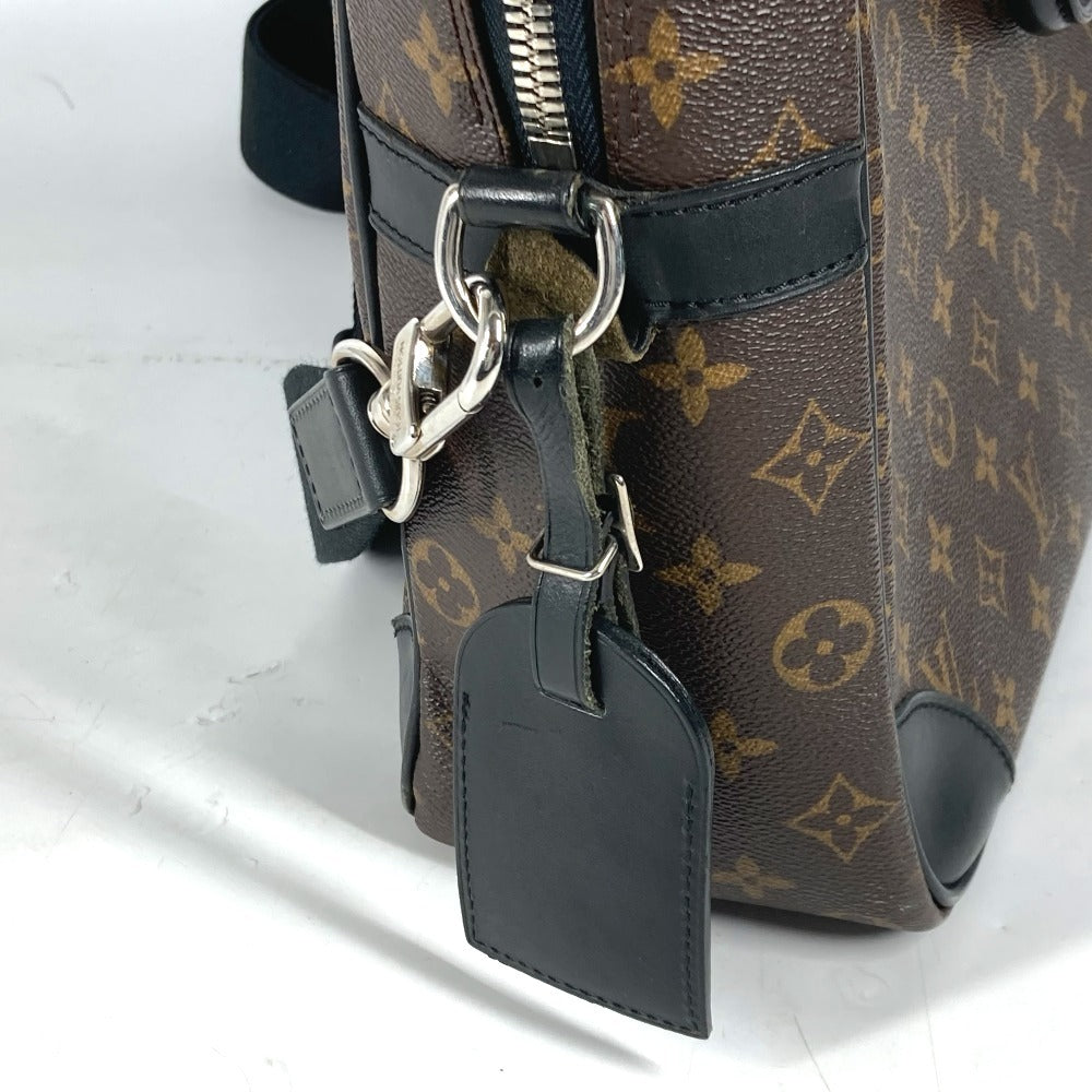 LOUIS VUITTON M40224 モノグラムマカサー ポルトドキュマンヴォワヤージュGM PDV 2WAYバッグ ショルダーバッグ カバン ビジネスバッグ モノグラムマカサーキャンバス メンズ ブラウン