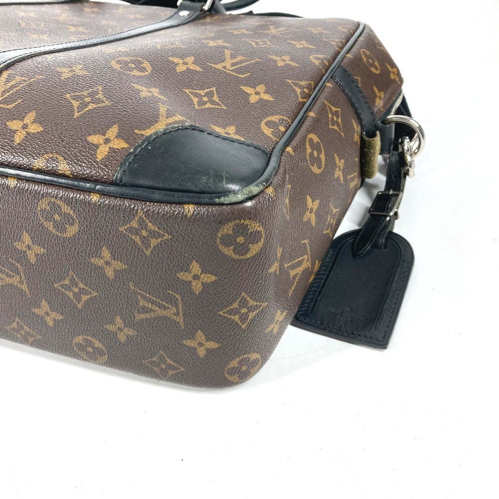 LOUIS VUITTON M40224 モノグラムマカサー ポルトドキュマンヴォワヤージュGM PDV 2WAYバッグ ショルダーバッグ カバン ビジネスバッグ モノグラムマカサーキャンバス メンズ ブラウン