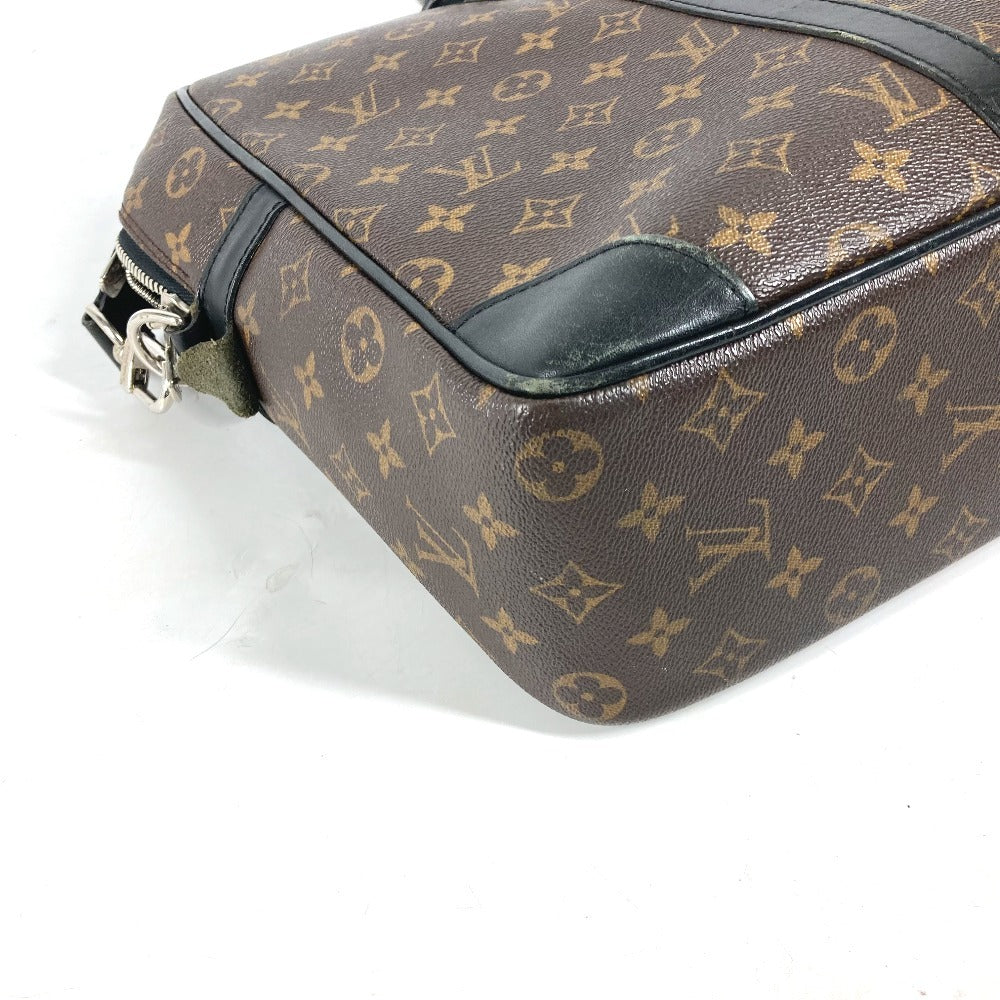 LOUIS VUITTON M40224 モノグラムマカサー ポルトドキュマンヴォワヤージュGM PDV 2WAYバッグ ショルダーバッグ カバン ビジネスバッグ モノグラムマカサーキャンバス メンズ ブラウン