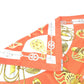 HERMES カレ90 Cliquetis カチカチ 剣柄 スカーフ シルク レディース オレンジ