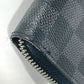 LOUIS VUITTON N61653 ダミエグラフィット ポルトフォイユヴァスコ ロングウォレット ラウンドファスナー 長財布 ダミエグラフィットキャンバス メンズ ブラック