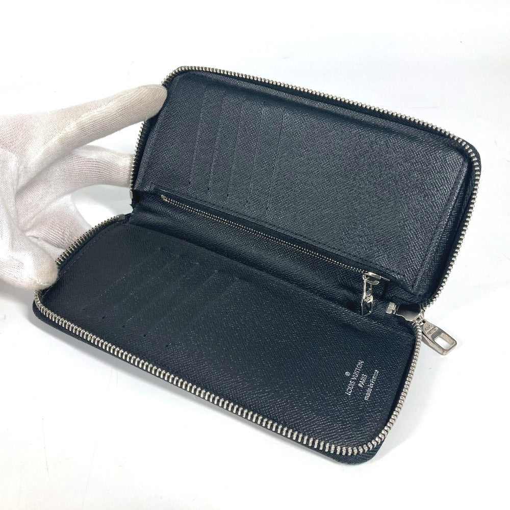 LOUIS VUITTON N61653 ダミエグラフィット ポルトフォイユヴァスコ ロングウォレット ラウンドファスナー 長財布 ダミエグラフィットキャンバス メンズ ブラック
