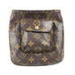 LOUIS VUITTON M51901 モノグラム パルティシオン カバン ストラップ付 クラッチバッグ ポーチ モノグラムキャンバス レディース ブラウン