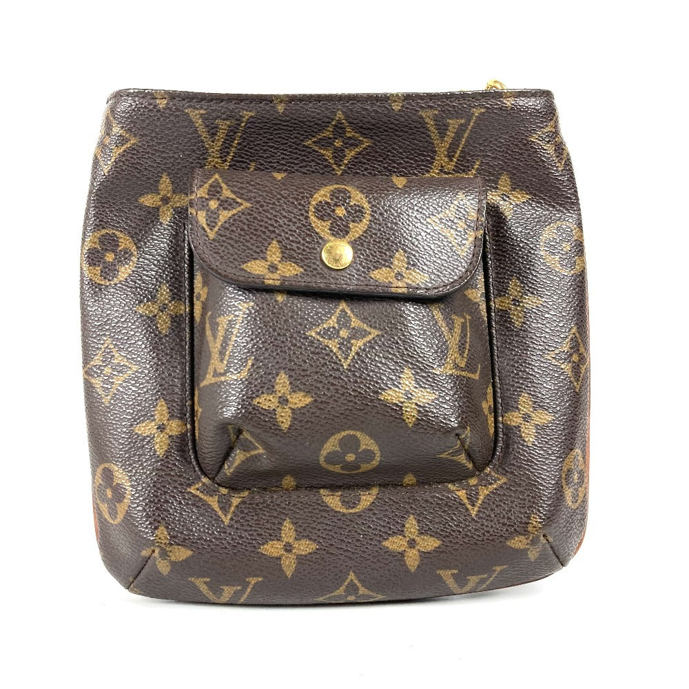 LOUIS VUITTON M51901 モノグラム パルティシオン カバン ストラップ付 クラッチバッグ ポーチ モノグラムキャンバス レディース ブラウン