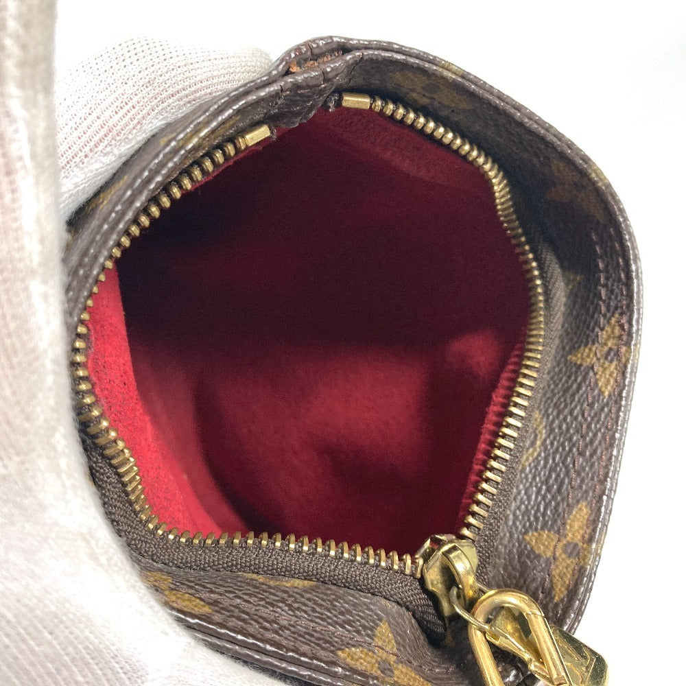 LOUIS VUITTON M51901 モノグラム パルティシオン カバン ストラップ付 クラッチバッグ ポーチ モノグラムキャンバス レディース ブラウン