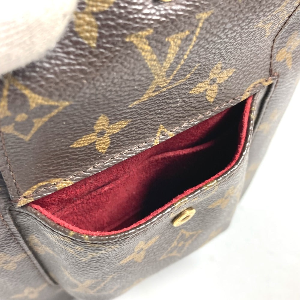 LOUIS VUITTON M51901 モノグラム パルティシオン カバン ストラップ付 クラッチバッグ ポーチ モノグラムキャンバス レディース ブラウン