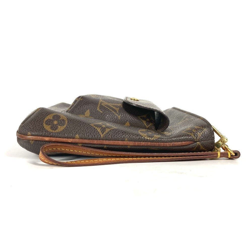 LOUIS VUITTON M51901 モノグラム パルティシオン カバン ストラップ付 クラッチバッグ ポーチ モノグラムキャンバス レディース ブラウン