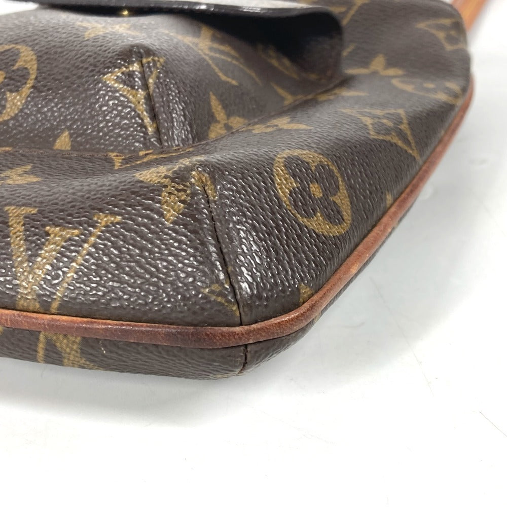 LOUIS VUITTON M51901 モノグラム パルティシオン カバン ストラップ付 クラッチバッグ ポーチ モノグラムキャンバス レディース ブラウン
